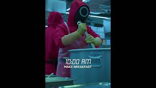 Squid Game Guard Daily Routine 🤯🔥 #shorts