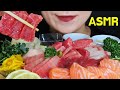 ASMR TUNA SASHIMI EATING SOUNDS NO TALKING 참치회 먹방 MUKBANG