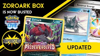 Zoroark Toolbox Deck With Reversal Energy From Paldea Evolved! (Pokemon TCG)