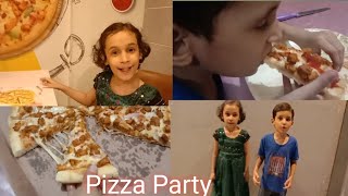 Pizza Party with family || out door vlog|| fun and enjoyment