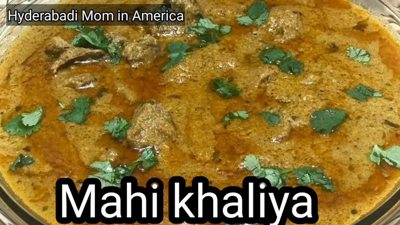 Hyderabadi mutton Mahi khaliya RecipeHow to make hyderabadi Mutton mahi khaliya Tasty and easy