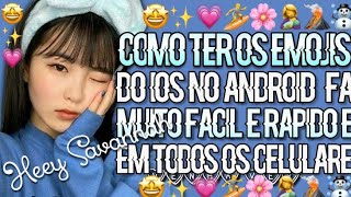 Como Ter Os Emojis Do Ios No Android, Super Fácil. 💗🏄 screenshot 3