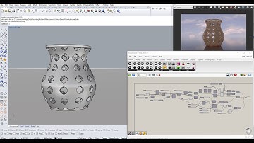 Grasshopper for Rhino 3D Vase parametric design tutorial grasshopper Rhino 3D 3d print ready