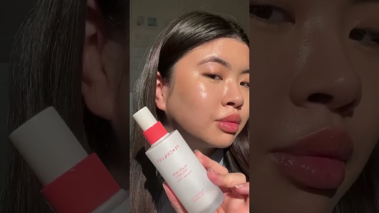 Achieve this radiant glow in seconds with Glass Skin Veil Mist (@selfaceinpajamas)