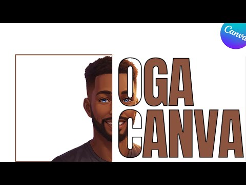 How to Create a HALF FACE TYPOGRAPHY Effect in Canva | Easy Canva Tutorial for Beginners 2025