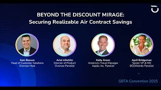 Details Airline Contract Savings: Beyond the Discount Mirage | GBTA Convention 2025 News