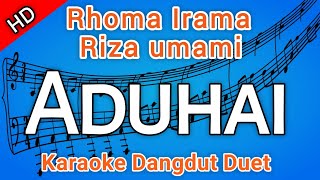 Rhoma Irama & Riza Umami - Aduhai (Karaoke Dangdut Tanpa Vocal) | HD