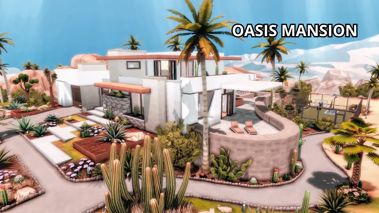 Modern luxury villa | The Sims 4 Stop Motion Speed build | NO CC - YouTube