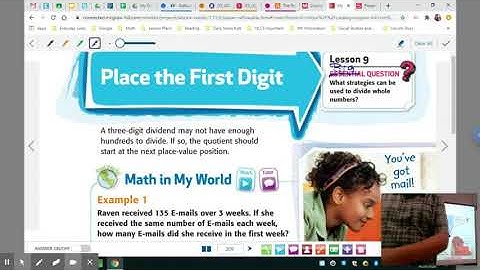 Check My Progress and Ch. 3 Lesson 9 "Place the First Digit"