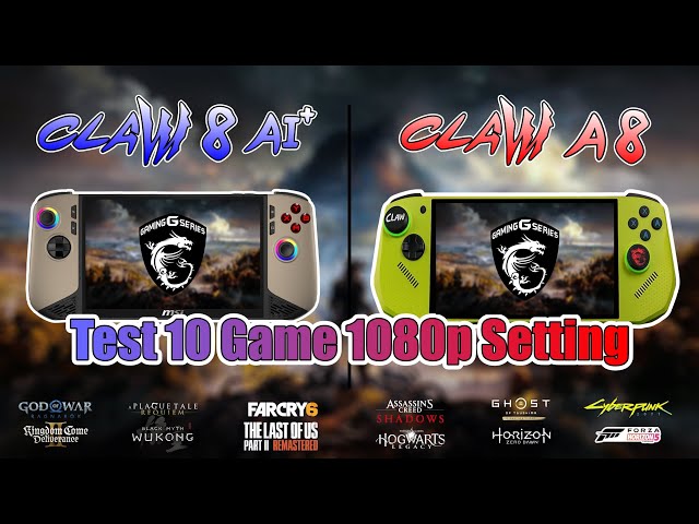 Msi Claw A8 & Msi Claw 8 Ai | Z2 Extreme & Ultra 7 258V | RX 890M