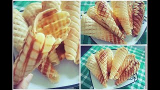 Recette: cornets de glace  كورني الكلاص مقرمش وساهل 