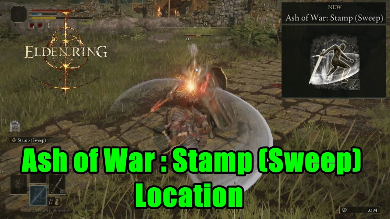 Elden Ring How to Get Skill Ash of War Stamp (Sweep) YouTube