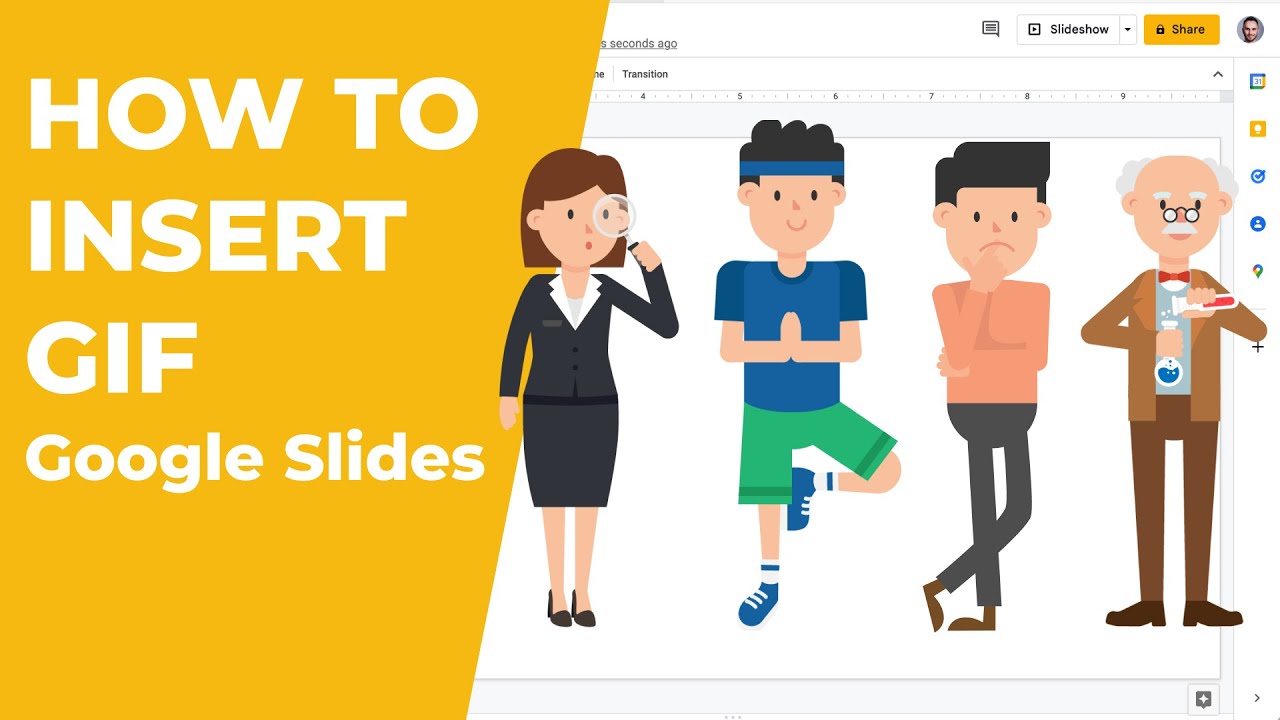 Adding and editing GIFs in Google Slides
