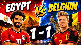 🇪🇬 EGYPT 1–1 BELGIUM 😱 | AFRICA'S PHARAOHS SHOCK THE WORLD! 🌍🔥
