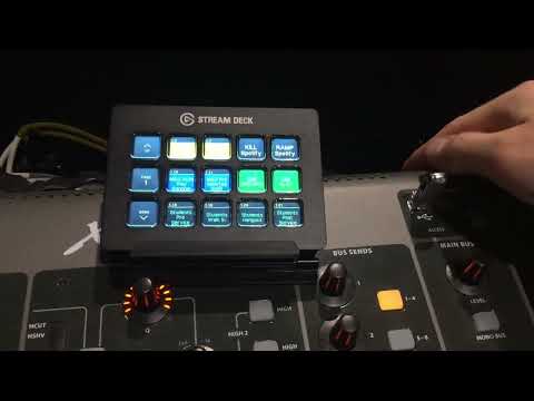 Behringer x32 with Stream Deck and Spotify