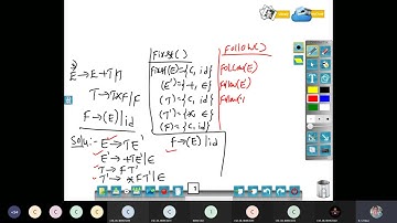 Computation of follow() function with example -Top down parsing