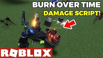 Roblox Burn Over Time Script and Set on Fire Roblox scripting Tutorial advanced