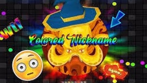 Agma.io Rainbow nickname!?