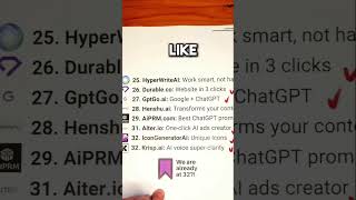 AI TOOLS FOR SMART PEOPLE. #ai #aitools #money #shortsviral #follow #business #millionaire