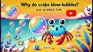 Why Do Crabs Blow Bubbles? - kid science fun