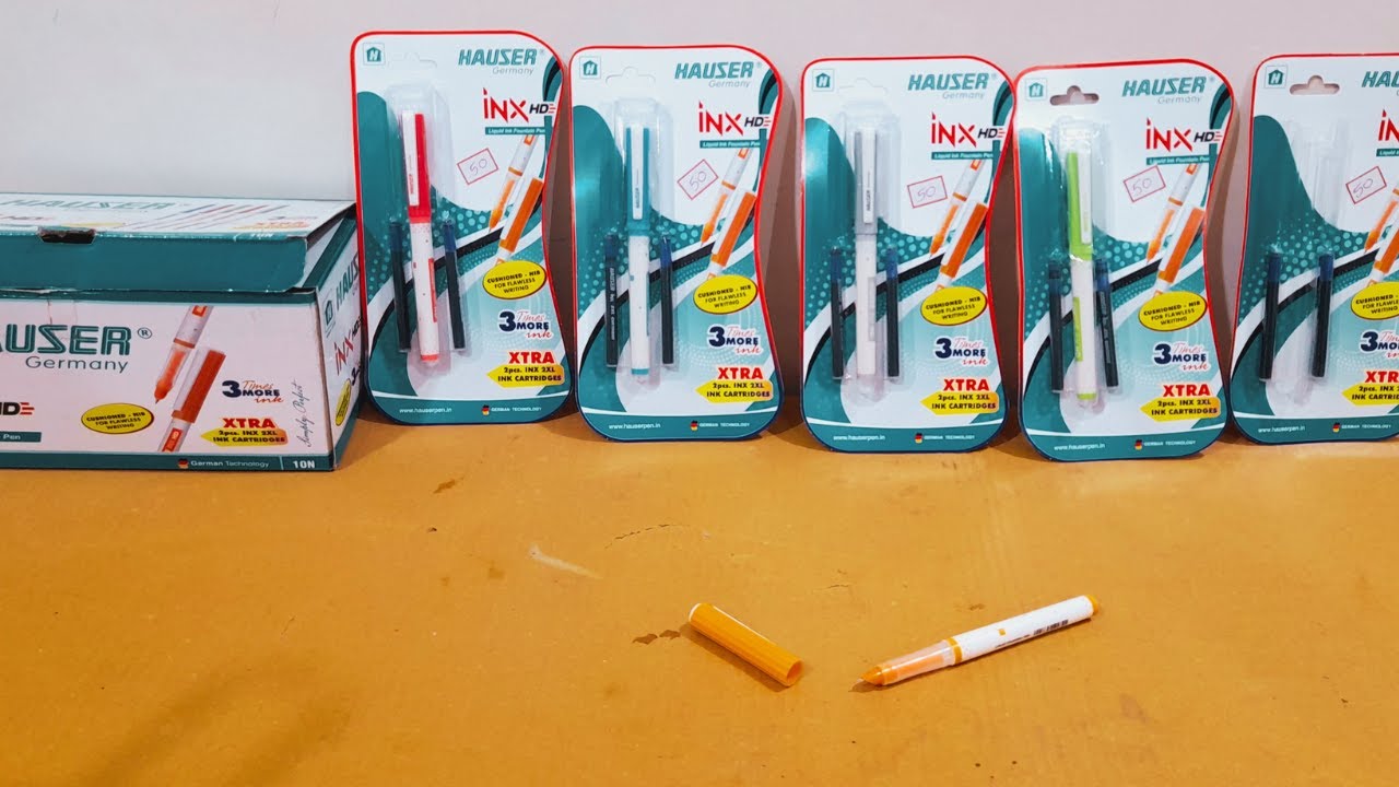 Unboxing and Review of HAUSER INX Fountain Pen for students