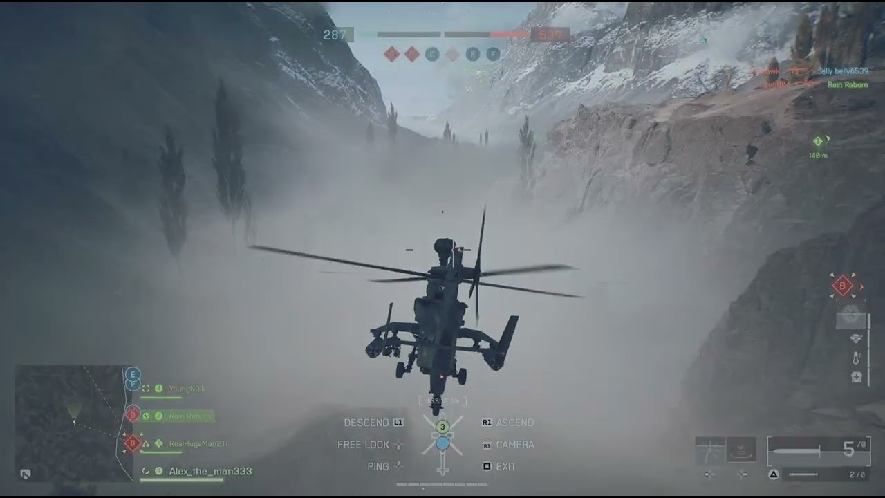 Battlefield 6 Helping Get 100 kills Heli Gameplay