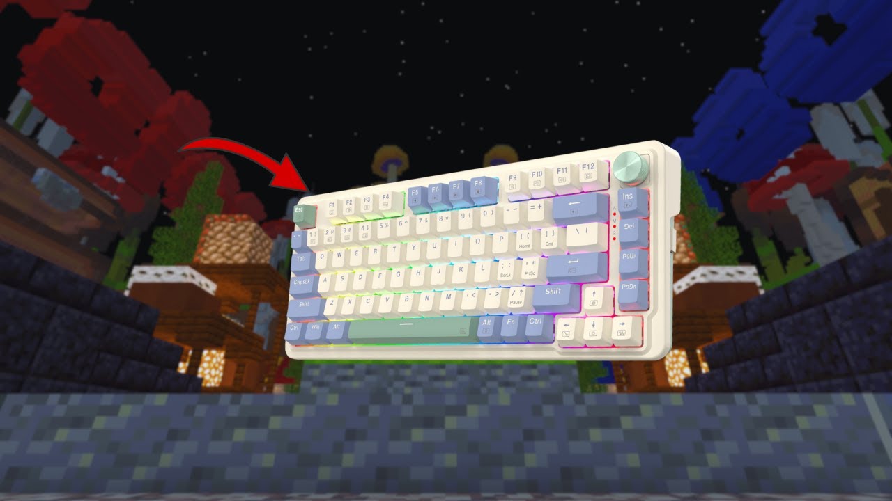 Me COMPRE un TECLADO GAMER para JUGAR al NUEVO MAPA de MI SERVIDOR de BOXPVP! (Redragon ucal pro)