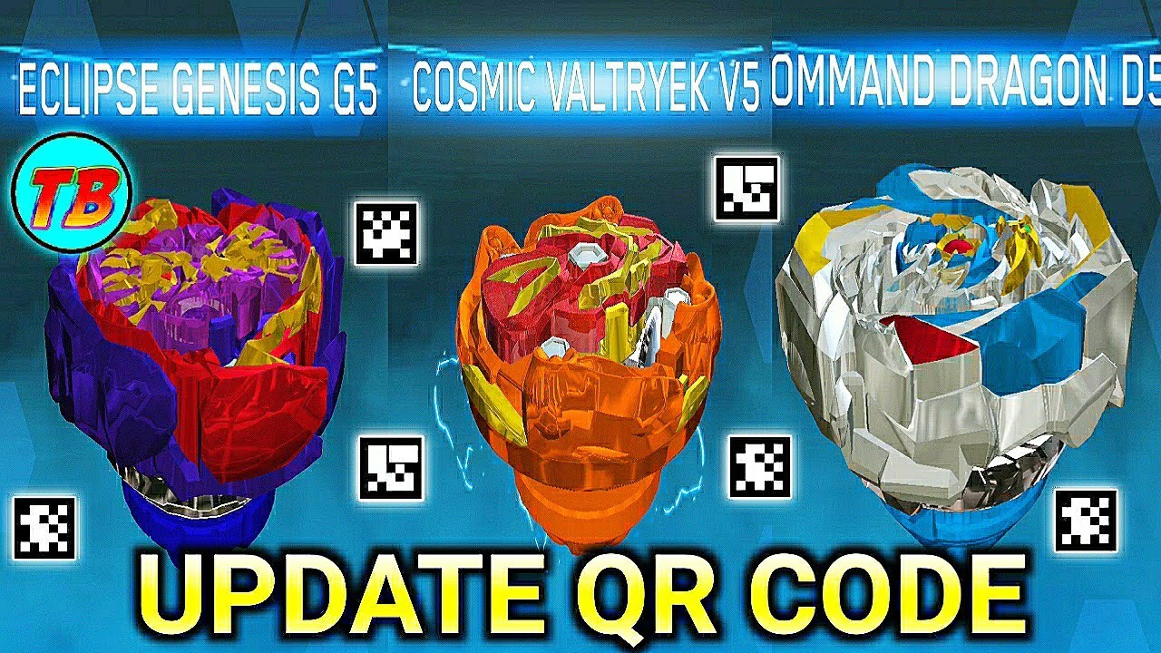 COSMIC VALTRYEK V5 COMMAND DRAGON D5 ECLIPSE GENESIS G5 QR CODES