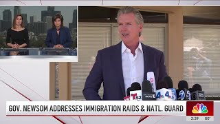 ‘They've lost everything.' Newsom visits LA communities impacted by raids