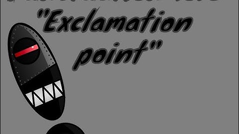 Punctuation lore | Exclamation point