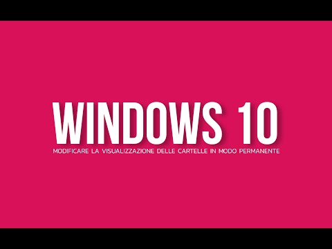 Video: Come Modificare La Visualizzazione Delle Cartelle In Windows 7