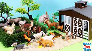 farm small big farmyard animal figurines