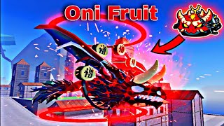 Blox Fruits Oni Fruit. Credit
