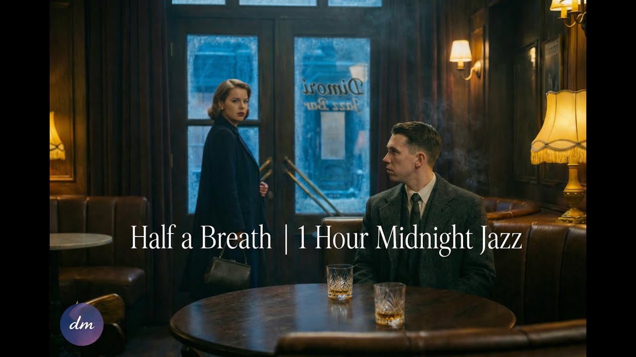 Half a Breath ❄️ Midnight Breathy Jazz Ballad at dimori Bar [1 Hour Lofi Jazz]
