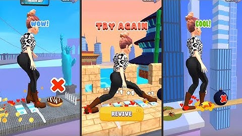 Tippy Toe Max Levels With Big Fails ASMR Tippy Toe Relaxing Gameplay Walkthrough