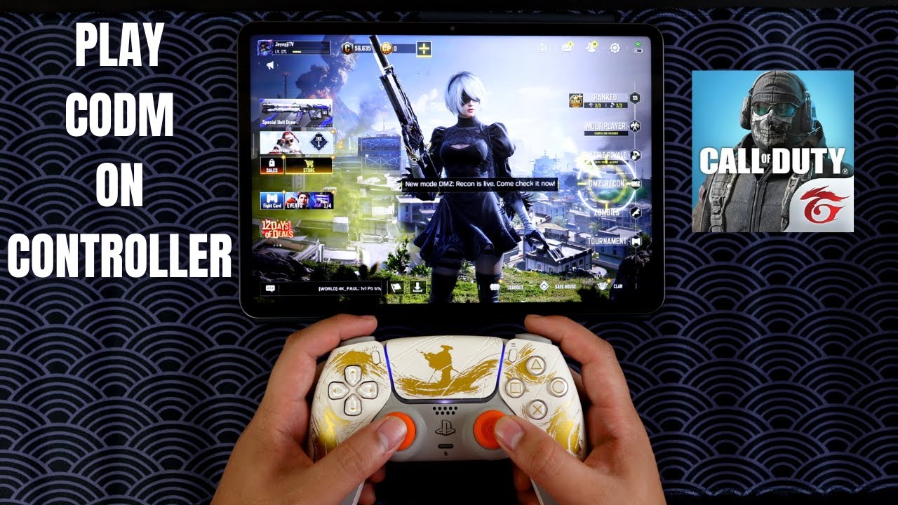 Play Call of Duty Mobile using PS5 Controller | How to Connect PS5 ...