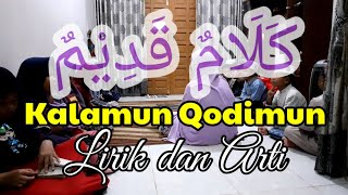 Wirid Dan Doa Sebelum Belajar dan Mengajar al Quran Sholawat Kalamun Qodimun