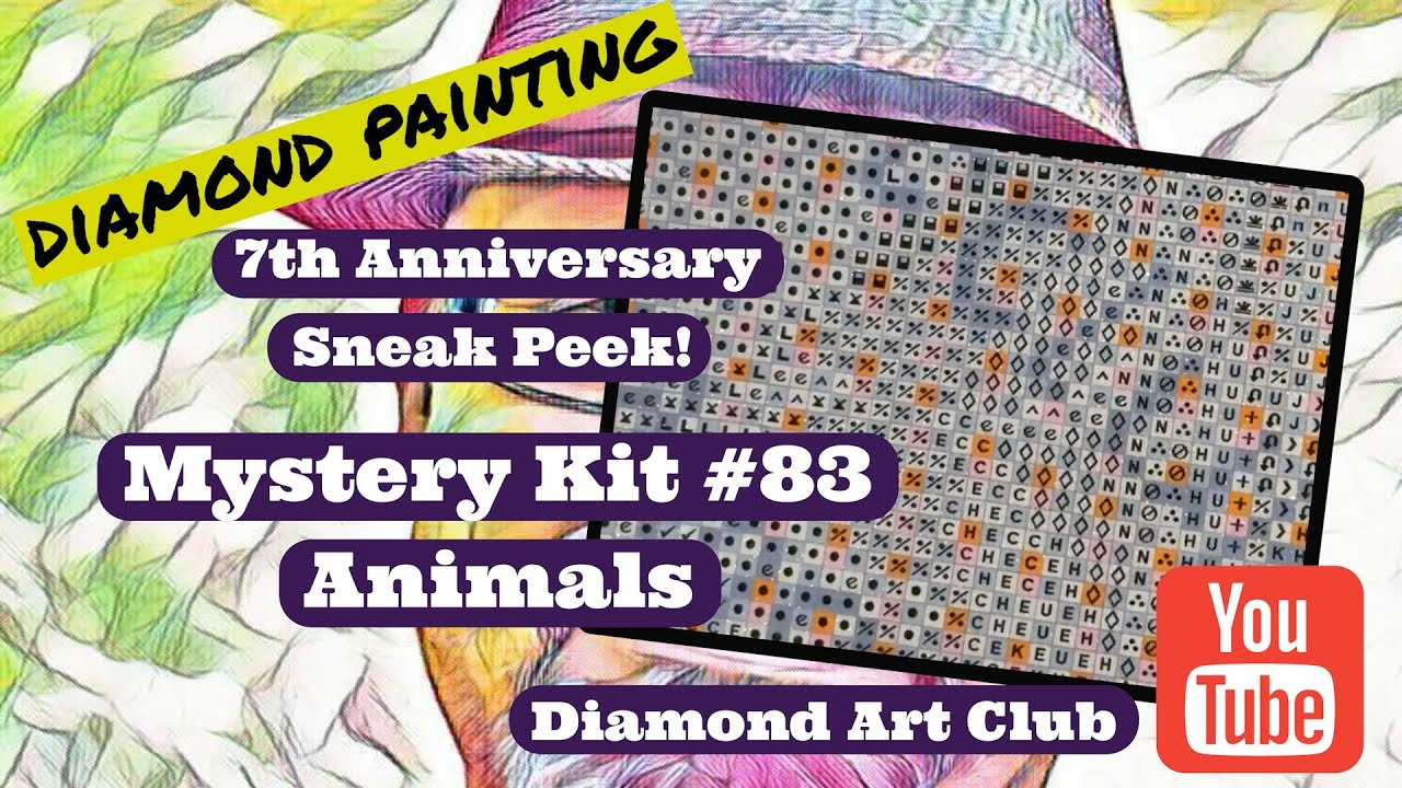 Diamond Art Club Sneak Peek - Mystery Kit #83 (Animals) - YouTube