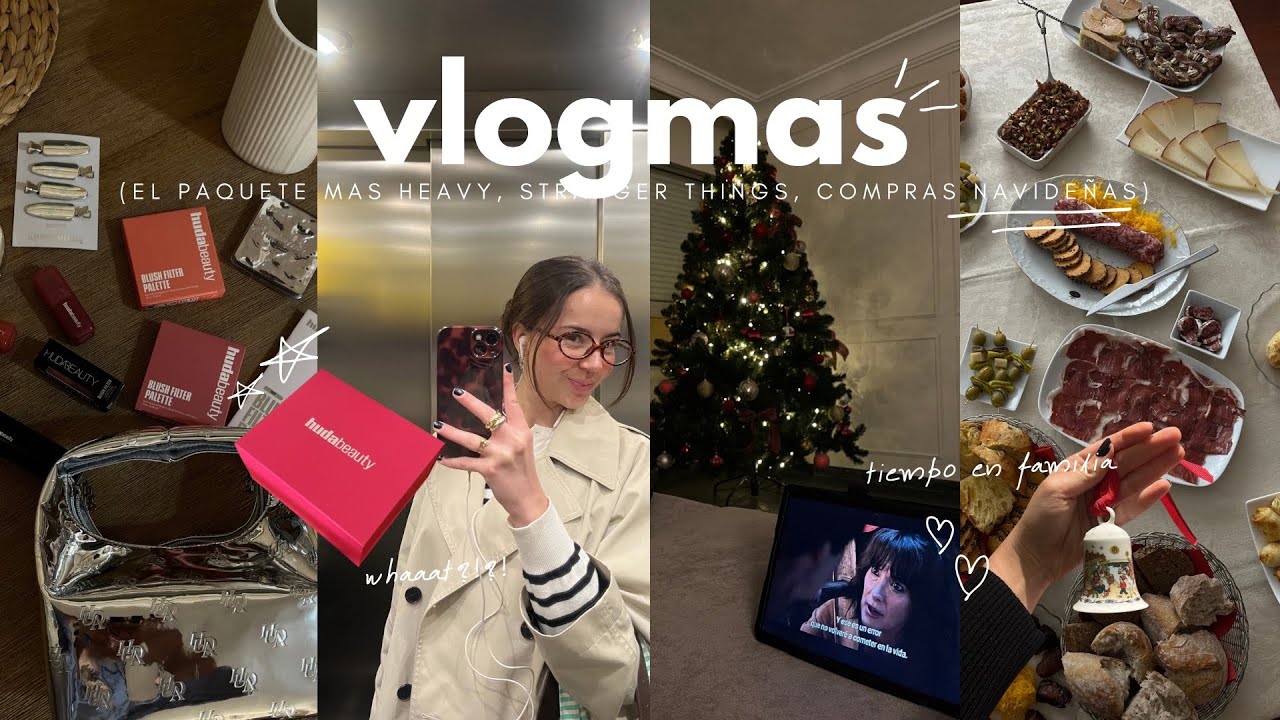 el paquete más heavy de mi vida, stranger things, compras navideñas | vlogmas🥨🧣🦌☕️