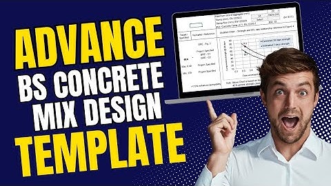 🔥 Concrete Mix Design Template BRE 2nd Ed. DEMO (Advanced Guide) #construction #concrete
