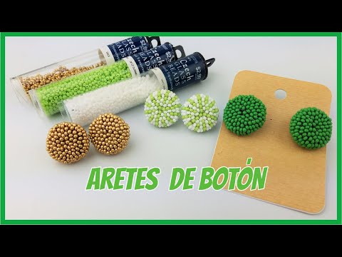 Video: Aretes De Botón Simples Y Elegantes