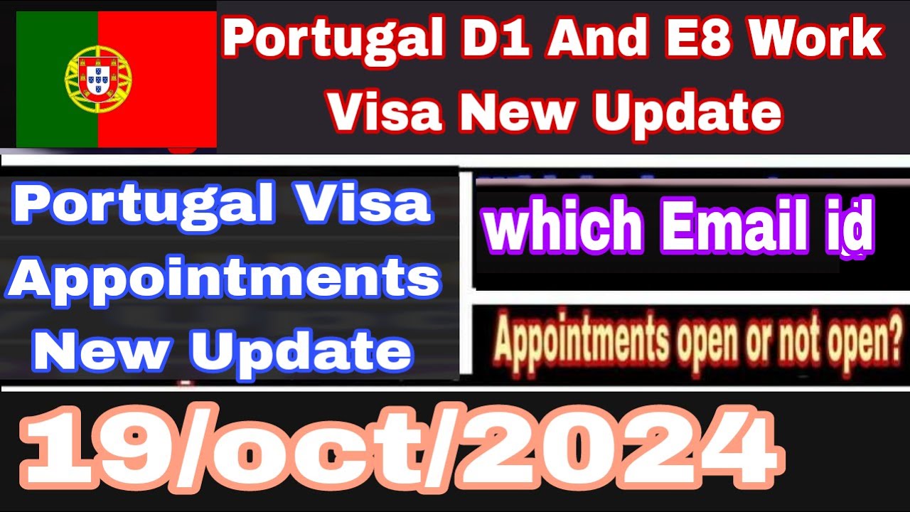 Portugal d1 and e8 work visa new update portugal embassy delhi