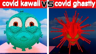 Minecraft BATTLE: CoronaVirus COVID-19 BUILD CHALLENGE in Minecraft