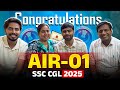 SSC CGL AIR-1 Dhruv Rana | SSC CGL 2025 Topper | Dhruv Rana Air -1 with Rohit Vaidwan Sir |