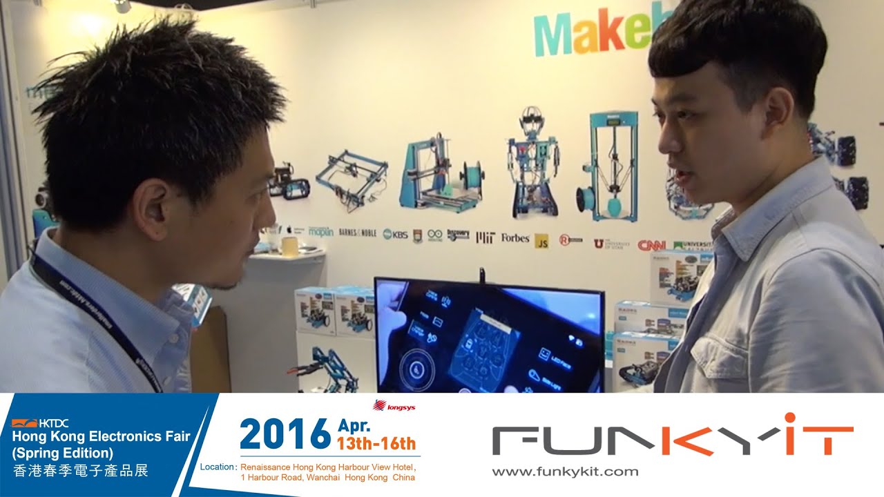 Makeblock Smart Toy Coverage - Hong Kong Electronics Fair 2016 Spring Edition