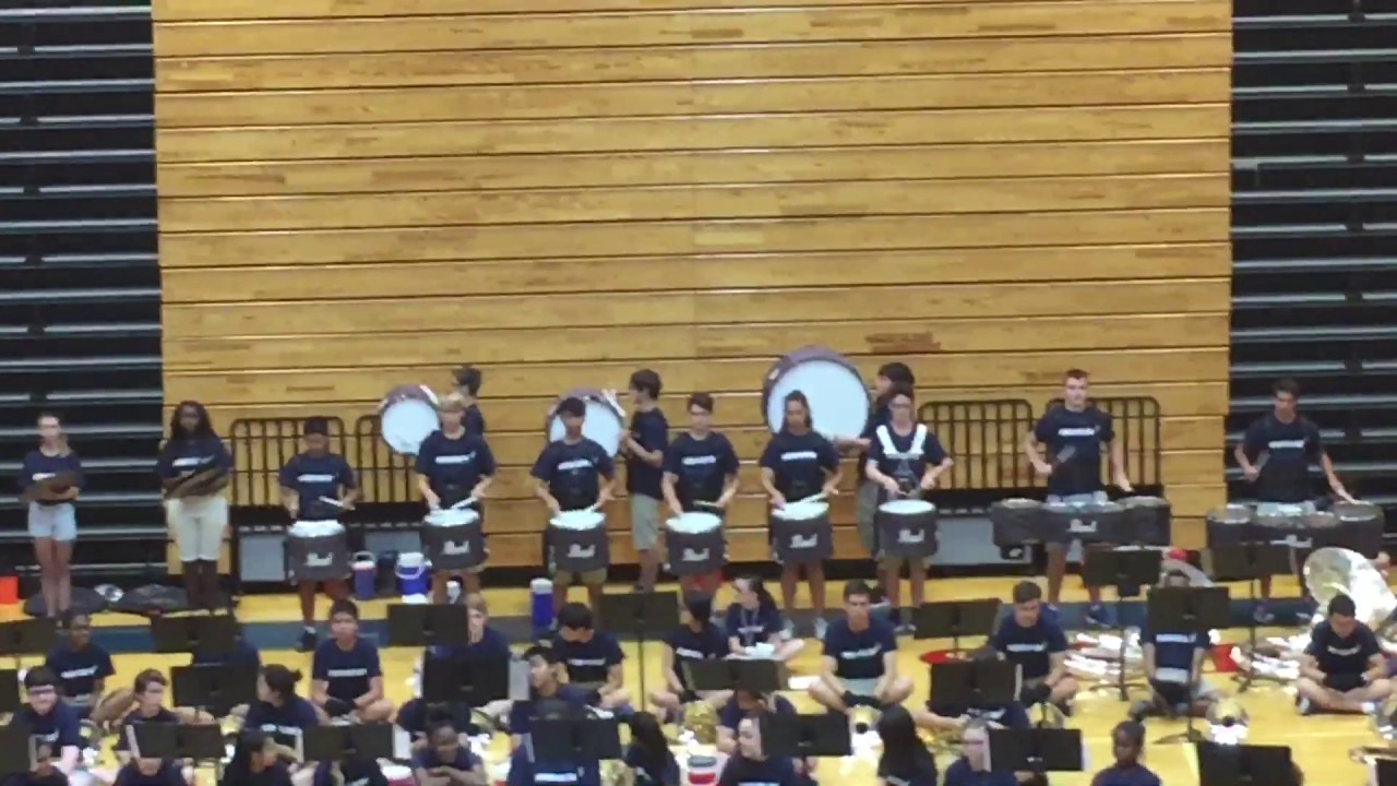 Dawson High school Band Drumline Cadence YouTube