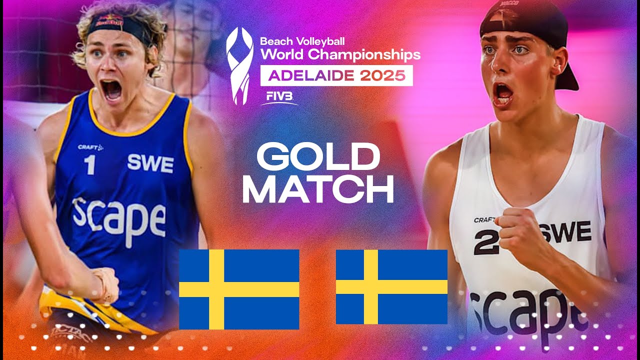 Åhman/Hellvig vs. Hölting Nilsson/Andersson, E - Beach World Champ. 2025 | Highlights | Gold Match