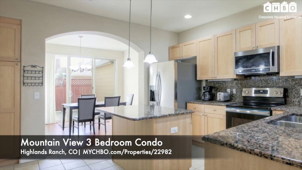 Mountain View 3 Bedroom Condo | Highlands Ranch, CO | CHBO Furnished Rentals