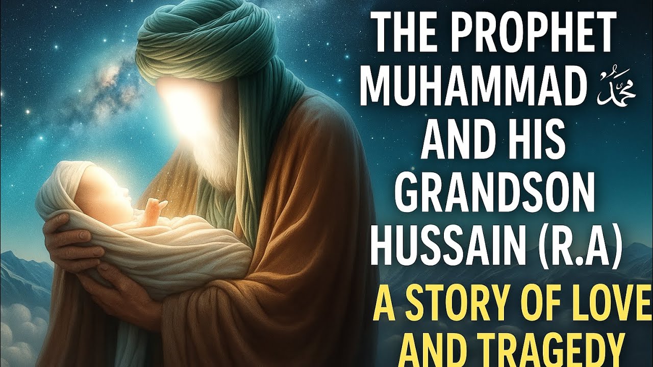 The Prophet Muhammad ﷺ and His Grandson Hussain (R.A) – A Story of Love and Tragedy