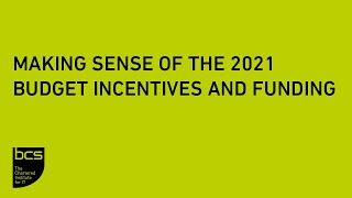 Understanding the new government incentives | BCS Webinars